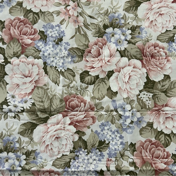 Cuddledown Bedding Cuddledown Floral Cotton Twin Duvet Cover